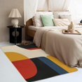 thumbnail image 4 of Colorful Geometric Carpet,4x5 Area Rug, Non Slip Low Pile Soft Machine Washable, Modern Geometric Area Rugs, Home Decor Aesthetic Rugs for Bedroom Living Room Rug 8IUp1-326, 4 of 7