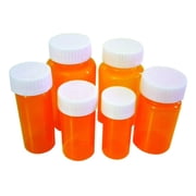 Pharmacy Vials 40 Dram AMBER (QTY. 115) Twist-Pro Cap, Dual Purpose, Caps Included by Sponix BioRx