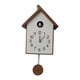 thumbnail image 5 of Reloj de con péndulo, de madera, para decoración de pared, con mecanismo, ideal como regalo para inauguración de casa, estilo rústico o sala, 5 of 8