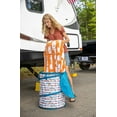 thumbnail image 6 of Camco Life is Better at the Campsite Pop-Up Utility Container | Holds 30-Gallon Trash Bags | Heavy-Duty PVC, Multicolor RV Pattern (42986), 6 of 10
