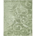 thumbnail image 2 of Rugs Botanical Shag Collection Green Shag Area Rug, 8' x 10', Ultra-Soft, 2 of 9