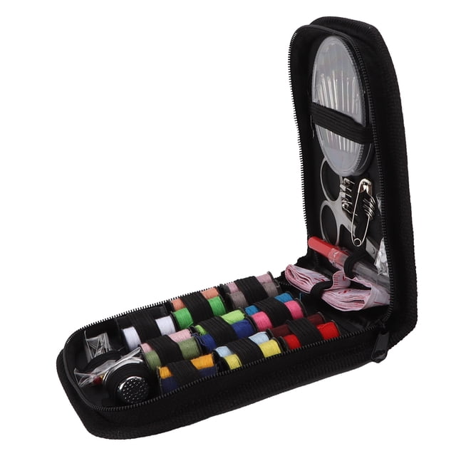 Needle Set, Portable Clothing Repairs Box Travel Sewing Set With Multiple Color Threads For Travel