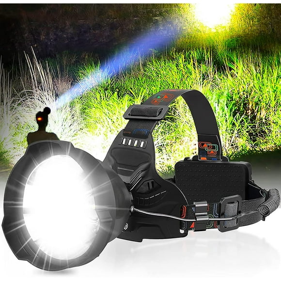 USB Rechargeable LED Headlamp - 3 Modes, Waterproof, Batteries Included