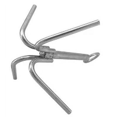 ISURE MARINE Boat Anchor Stainless Steel 4-Claw Anchor Anti-rust Grab Hook Anchor Grapple