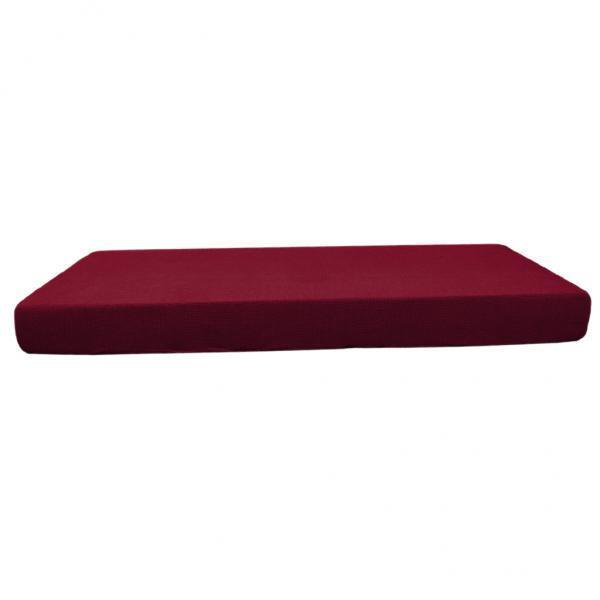 2xStretch Spandex Jacquard Sofá Sofá Asiento Funda de Cojín Vino Rojo-Tamaño L Sunnimix Funda de cojín para sofá