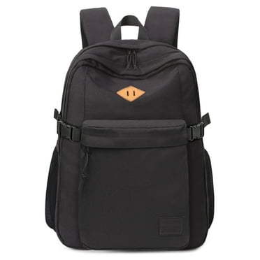 Travel School Bags 15.6Inch Laptop Backpack School Backpack , Causal  Lightweight Rucksack Water Resistant Bookbag College Men Work Daypack Black