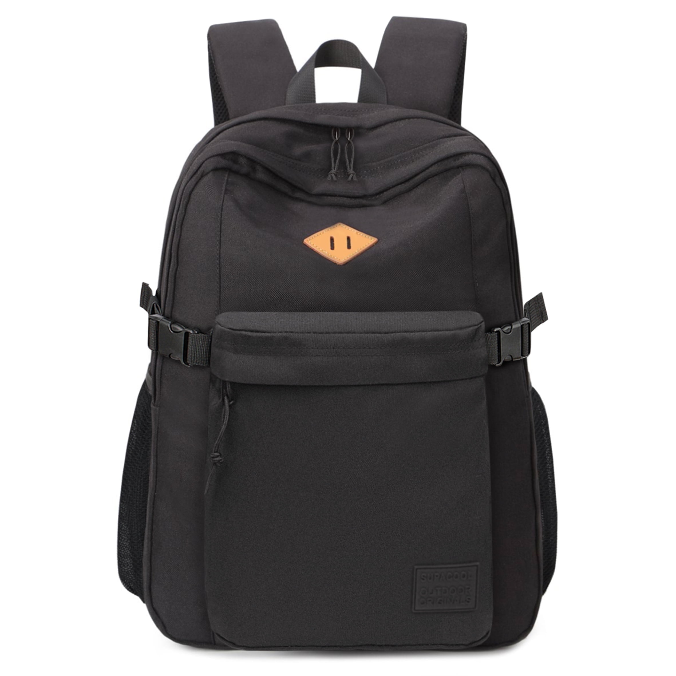 Travel School Bags 15.6Inch Laptop Backpack School Backpack , Causal Lightweight Rucksack Water Resistant Bookbag College Men Work Daypack Black