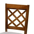 thumbnail image 5 of Bowery Hill Gray Fabric and Walnut Finished Wood 6-Piece Dining Set, 5 of 9