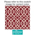 thumbnail image 3 of Pillow Perfect IndoorOutdoor Nouveau Geo Corded Rectangulaire Throw Oreiller, Rouge, Lot de 2, 3 of 5