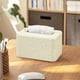 thumbnail image 4 of Organizador de caja de pañuelos de acrílico transparente | Soporte de plástico para pañuelos faciales, soporte para teléfono móvil, funda recargable para cocina, baño, dormitorio | ABS duradero,, 4 of 6