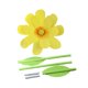 thumbnail image 3 of Decoración de flores de margarita artificial de espuma grande de 70 cm Estilín para la decoración del hogar, instalan fácilmente accesorios de Amarillo, 3 of 8