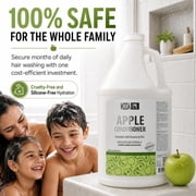 MODA - Moisturizing Conditioner for all Hair Types, Apple, 128 Oz, Professional - Strengthens, Moisturizes, Leaves Hair Soft and Shiny, Adds Volume, Protects Color and Restore
