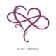 thumbnail image 3 of Metal Infinity Heart Art Love Wall Sign Adornos colgantes para la puerta de la sala de estar, 3 of 3