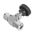 thumbnail image 4 of Lefu Valve à Aiguille Réglable OD1/4 Pouces Tuyau en Acier Inoxydable avec Contrôle d'Arrêt, 4 of 9