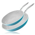 thumbnail image 1 of Gotham Steel 2 Pc Nonstick Fry Pan Set 8.5 & 9.5 inch Ceramic Skillet Oven Dishwasher Safe, 1 of 7
