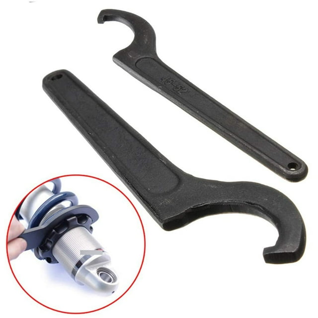 Llave inglesa de acero de aleación de cromo vanadio de 45-52 mm Llave inglesa en C Gancho para amortiguador