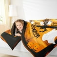 thumbnail image 4 of jejeloiu Happy Halloween Full Size Comforter Sets,Cute Cartoon Ghost Bedding Comforter Set,Kawaii Pumpkin Lantern Bedding Sets For Boy Girl,Breathable Home Decor Reversible,3-Piece, 4 of 8