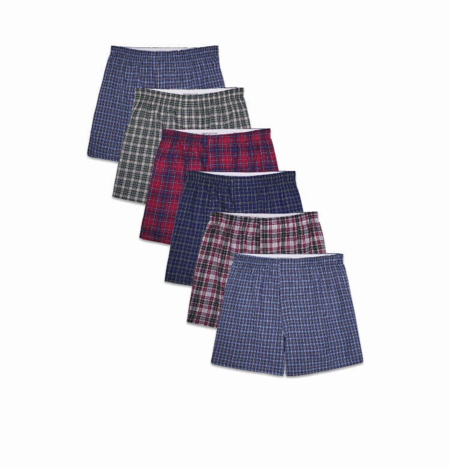 Men's Assorted Tartan Plaid Boxers, 3 Pack