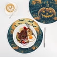thumbnail image 4 of BZSMCE Mats for Pots,Pans Place Halloween Theme Pumpkin Simple Style Pattern Pot Mats, 4 of 6