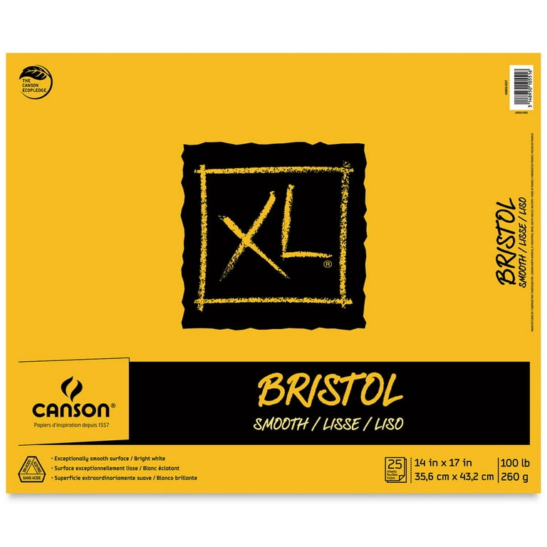 Canson - XL Bristol Pad - Smooth - 14 x 17