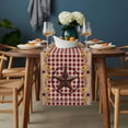 thumbnail image 2 of Texas Star Sunflower Table Runner - 48 Inch Long, Kitchen Dining Table Runner Dresser Scarves, Farmhouse Country Plaid Brown Farmhouse Decor for Coffee Tables Wedding Party Banquet, 2 of 8