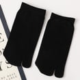 thumbnail image 1 of Black Socks 1 Pcs Socks Split Toe Design Separates Toes Bunion and A Bunion Pad Toe Friction and Hallux Valgus, 1 of 4