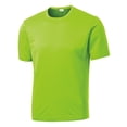 thumbnail image 5 of Mens Short Sleeve Performance Tall PosiCharge Competitor Polyester Tee Lime Shock 4XLT, 5 of 6