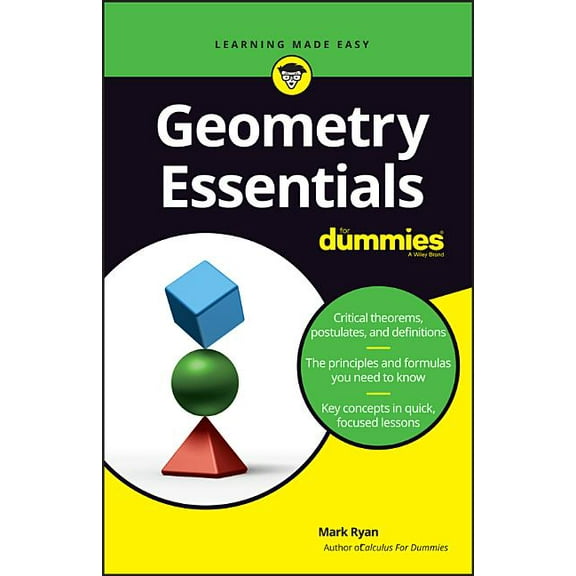 Geometry Essentials for Dummies, (Paperback)
