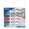thumbnail image 2 of (4 pack) BAZIC Dry Erase Marker Assorted Color Chisel Tip Whiteboard Markers (12/Pack), 1-Pack, 2 of 8