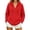 39RD1153, variant on XAOFW Cozy Hoodies For Women Solid Color Long Sleeve Hooded Sweatshirt Lightweight Loose Fit Pullover Hoodies With Pockets Breathable Top L