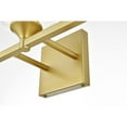 thumbnail image 3 of Living District Foster 3 light Brass and Clear Bath Sconce, 3 of 7