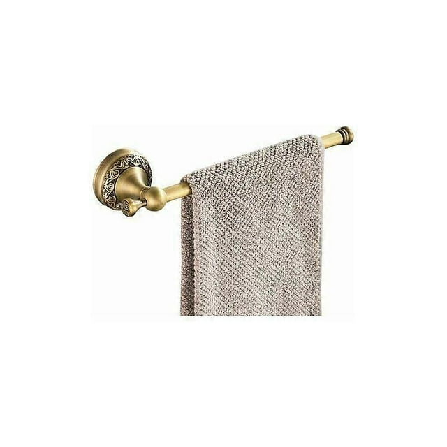 Antique towel rack, retro brass towel bar, vintage bathroom towel rack wall mounted