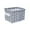 Gray 8H6, variant on Staron Canvas Storage Bins with Handles, Foldable Fabric Linen Organizer Baskets, Multipurpose Home Storage