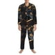 thumbnail image 3 of Fotbe Casino Cards Poker Pijama de Hombre con Estampado de Manga Larga, Conjunto de 2 Piezas, Ropa de Dormir Suave y Cómoda con Bolsillos-Large, 3 of 7