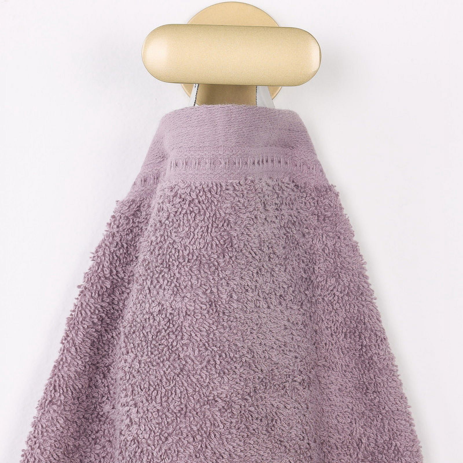 Superior Honeycomb Cotton Medium Weight Hand Towels, Set of 6, Sea Fog