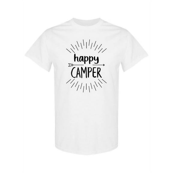 Happy Camper T-Shirt Women -SPIdeals Designs, Female Medium