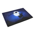 thumbnail image 3 of MKHERT Deer Afraid See Santa Claus Riding A Sleigh Doormat Rug Home Decor Floor Mat Bath Mat 23.6x15.7 inch, 3 of 3