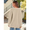 thumbnail image 4 of Women's Cardigan, New Cardigan Large Button Fashion Top, 4 of 5