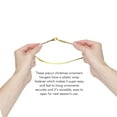 thumbnail image 4 of R’ND Toys Christmas Ornament Hooks – Christmas Tree Easy Snap Fastening Metallic Decorating String Hangers Ornament Hooks for Hanging Christmas Tree Decorations - Pack of 200 (Gold), 4 of 6