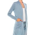 thumbnail image 5 of Women's Casual Open Front Long Sleeves Loose Fit Side Pockets Cardigan, 5 of 6
