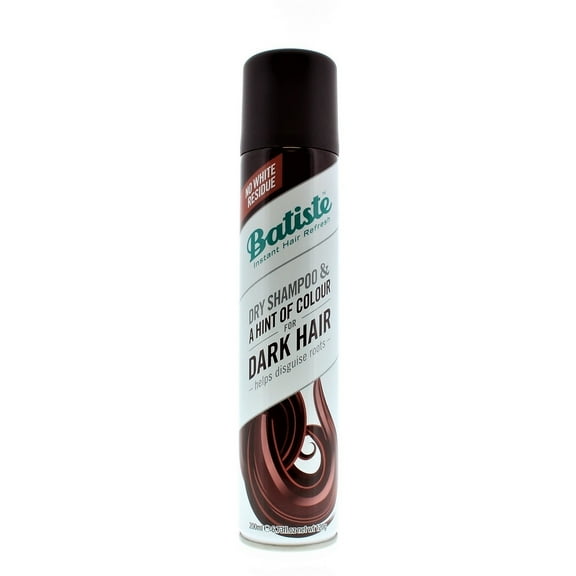 Batiste Instant Hair Refresh Dry Shampoo & A Hint Of Colour for Dark Hair 200ml/6.73oz
