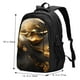 thumbnail image 5 of Balery Luxurious Gold Flow Mochila con carga USB para hombre y mujer - Mochila impermeable y antirrobo para laptop con puerto USB para viajes, trabajo, 5 of 7