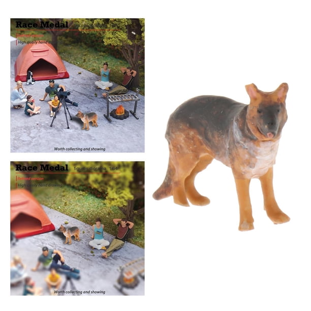 Figuras de muñecas en miniatura Hugo 1:64 para Trenes Gente Arquitectónica BBQ de Camping