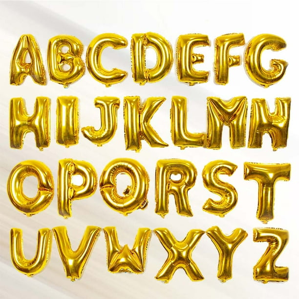 Letter balloons deals