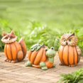 thumbnail image 2 of Desktop Statue Adorable Appearance Waterproof Resin Handmade Halloween Themed Animal Statues for Home, 2 of 10