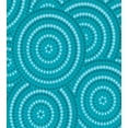 thumbnail image 3 of Teal Duvet Cover Set, Abstract Aboriginal Tradition Dot Painting Australian Indigenous Folk Art Circle Shapes, Decorative 2 Piece Bedding Set with 1 Pillow Shams, Twin Size, Teal, by Ambesonne, 3 of 3