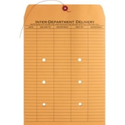 Angle View: Business Source, BSN42255, 2-Sided Inter-Department Envelopes, 100 Per Box, Kraft