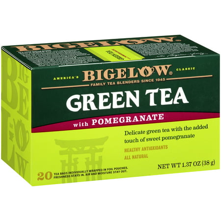 Bigelow ® thé vert avec grenade 1,37 oz Boîte