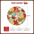 thumbnail image 4 of Kll Fall Maple Leaves Christmas Tree Skirt 48",Party Decorations Farmhouse For Christmas Decorations Holiday Party, 4 of 8