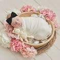 thumbnail image 3 of Balery Black Glitter Pattern Baby Headbands Hairbands Hair Bow Elastics for Baby Girls Newborn Infant Toddlers Kids, 3 of 4